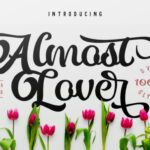 Almost Lover Font Poster 1