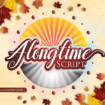 Alongtime Script Font Poster 1