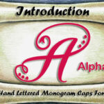 Alpha Monogram Font Poster 1