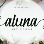 Aluna Font Poster 1