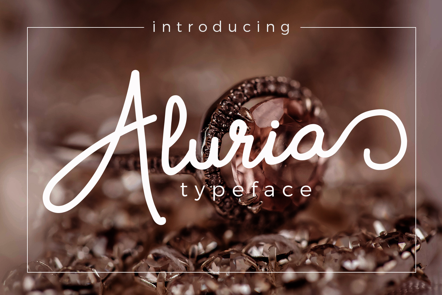 Aluria Font Poster 1