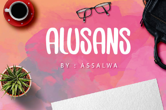 Alusans Font Poster 1