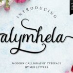 Alymhela Font Poster 1