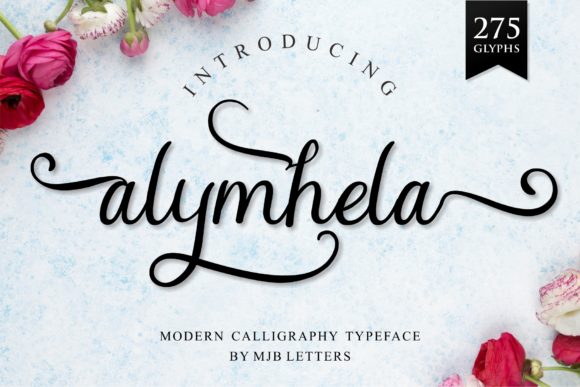 Alymhela Font Poster 1