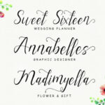 Alysa Script Font Poster 4