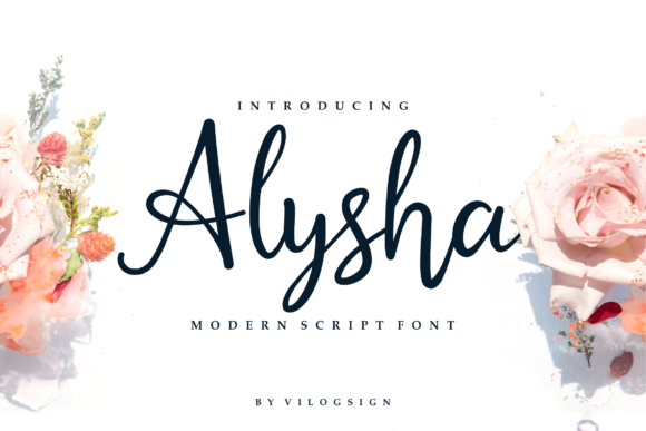 Alysha Font Poster 1