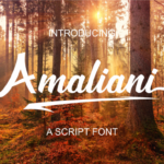 Amaliani Font Poster 1