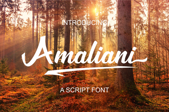 Amaliani Font Poster 1