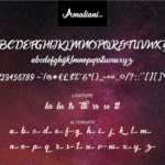 Amaliani Font Poster 4