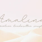 Amalina Font Poster 1