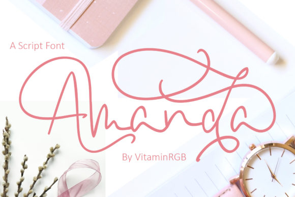 Amanda Script Font