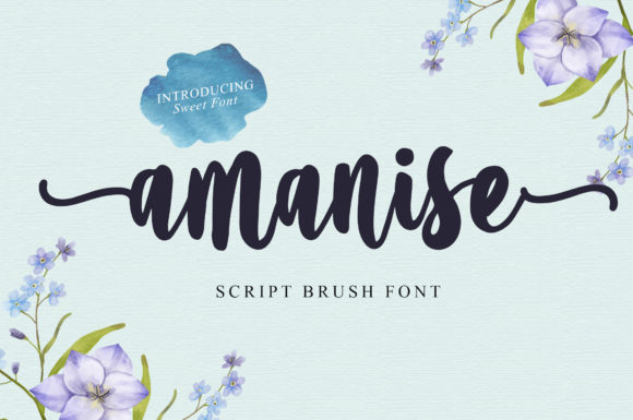 Amanise Font Poster 1