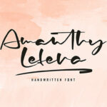Amanthy Lefera Font Poster 1