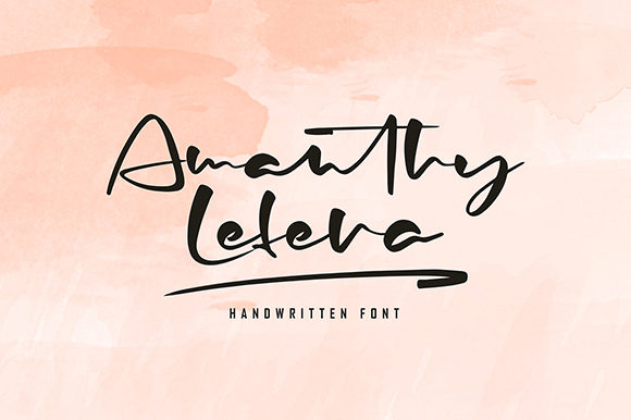 Amanthy Lefera Font Poster 1