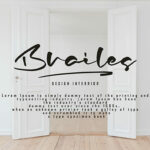 Amanthy Lefera Font Poster 5