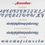 Amaranthine Script Font Poster 3