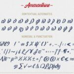 Amaranthine Script Font Poster 4