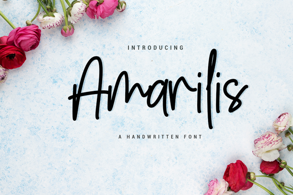 Amarilis Font Poster 1