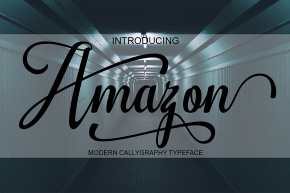 Amazon Font Poster 1