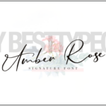 Amber Rose Font Poster 1