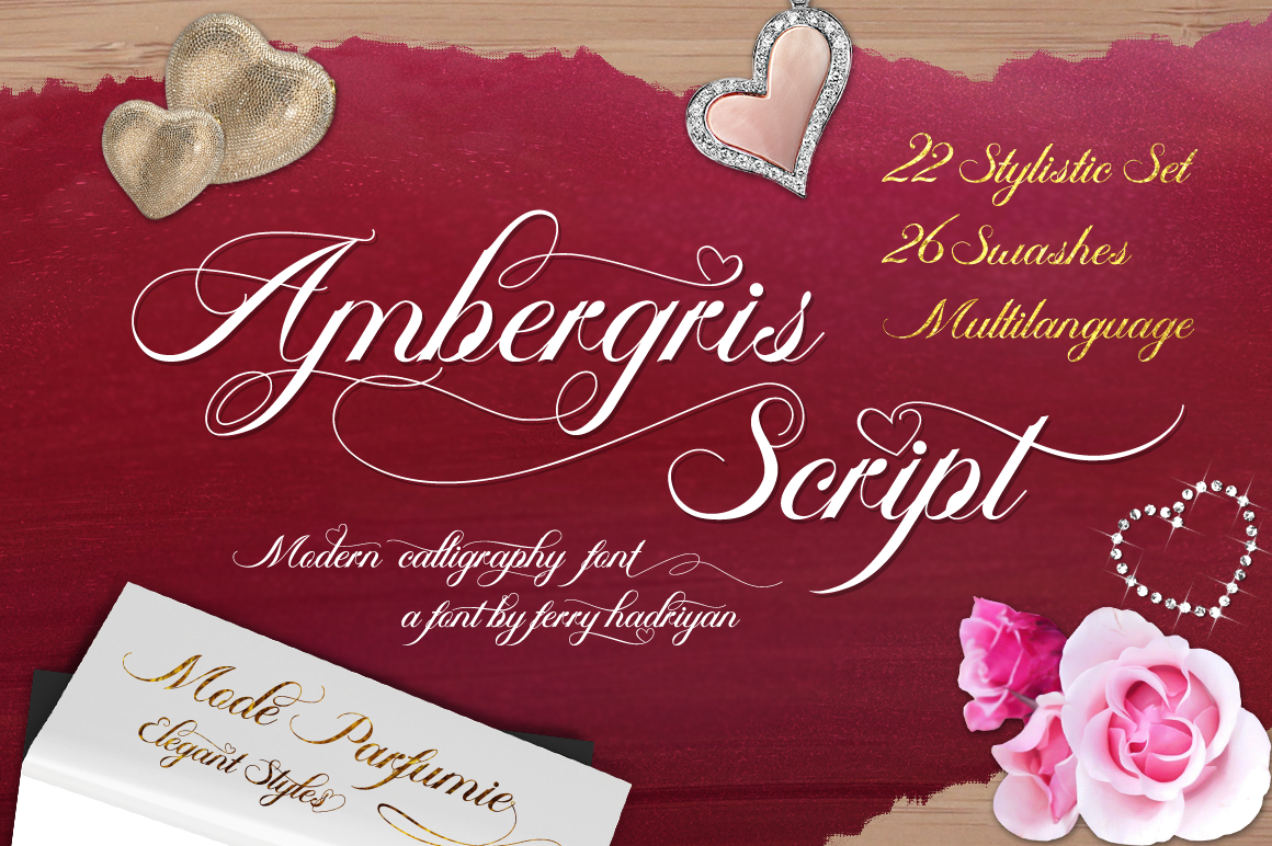 Ambergris Font Poster 1