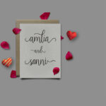 Amelia Script Font Poster 2