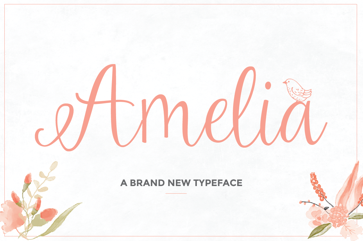 Amelia Script Font