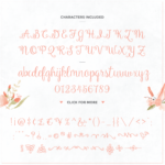 Amelia Script Font Poster 2