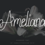 Ameliana Font Poster 1