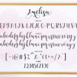 Amelisa Script Font Poster 2