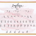 Amelisa Script Font Poster 3