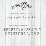 Amellia Font Poster 5