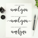 Amelyna Font Poster 9