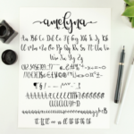 Amelyna Font Poster 10