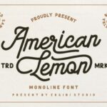 American Lemon Font Poster 1
