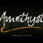 Amethyst Font Poster 1