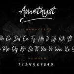 Amethyst Font Poster 9