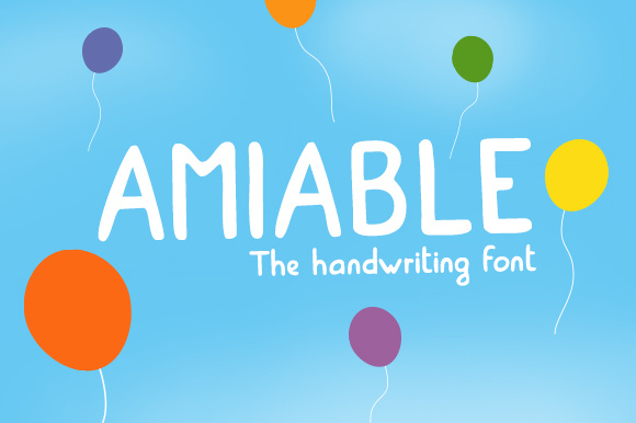 Amiable Font Poster 1