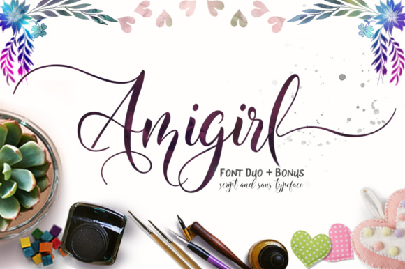 Amigirl Font Poster 1