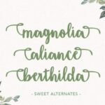 Amigueta Script Font Poster 4