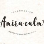 Amira Calm Font Poster 1