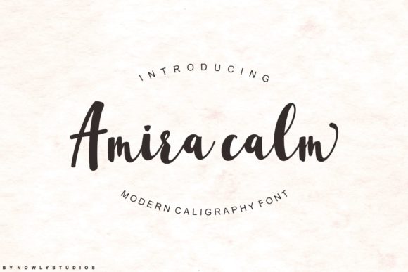 Amira Calm Font Poster 1