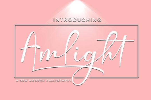 Amlight Font Poster 1