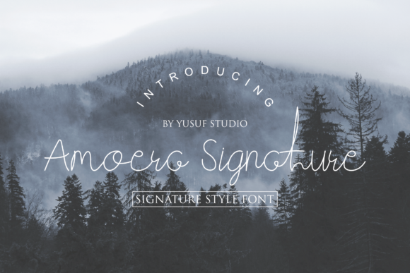 Amoera Signature Font