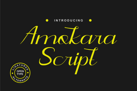 Amokara Script Font