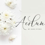 Amorra Script Font Poster 2