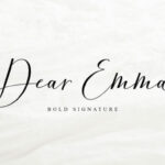 Amorra Script Font Poster 7