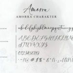 Amorra Script Font Poster 10