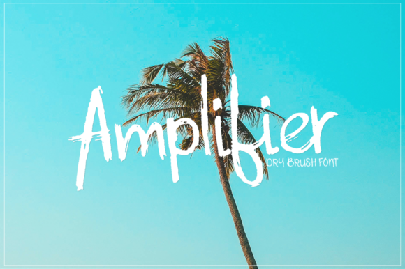 Amplifier Font Poster 1