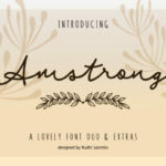 Amstrong Duo Font Poster 1